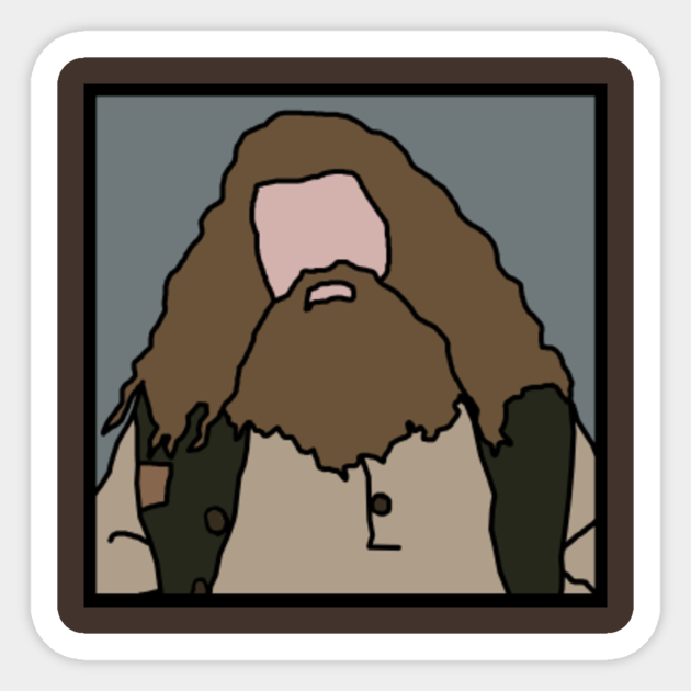 Hagrid Harry Potter Sticker Teepublic Harry potter stickers party favors bundle ~ over 575 harry potter stickers featuring harry, ron, hermione and more (harry potter party supplies). hagrid