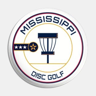 Mississippi Flag Disc Golf Pin