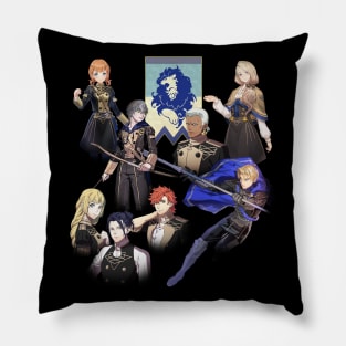 Blue Lions Pillow