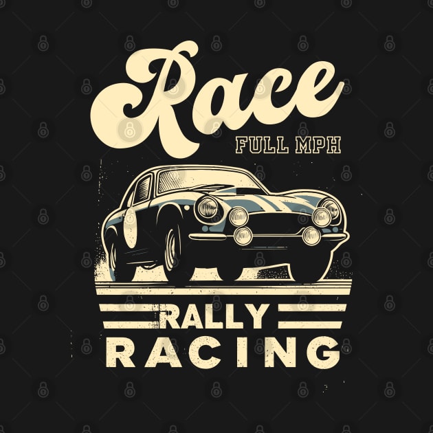 Vintage Rally Retro Car by Casually Fashion Store