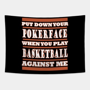 Basketball team team gift idea Tapestry