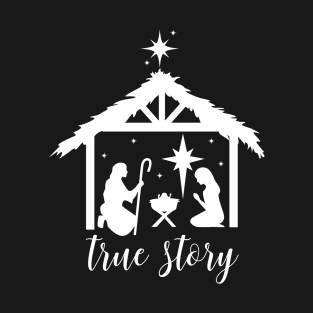 Christmas Nativity, True Story Nativity, Bethlehem, Holy night, Christmas Shirt, Christian T-Shirt