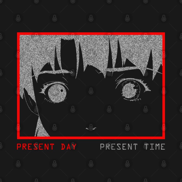 Present Day - Present Time - Lain - white noise by RAdesigns