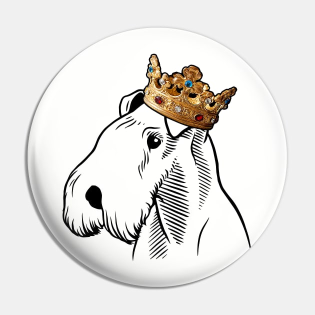 Lakeland Terrier Dog King Queen Wearing Crown Pin by millersye