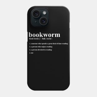 Bookworm Dictionary Definition Phone Case