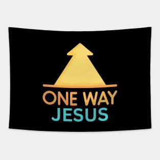 One Way Jesus | Christian Tapestry