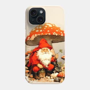 Santa: Santa is a Mushroom (Amanita Muscaria Mushroom) Phone Case