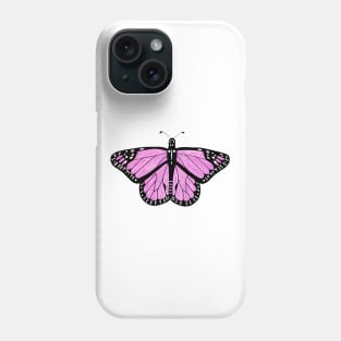 Pink Butterfly Phone Case