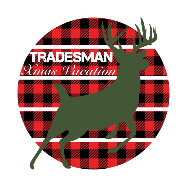 Tradesman Xmas Vacation Flannel by The Hvac Gang