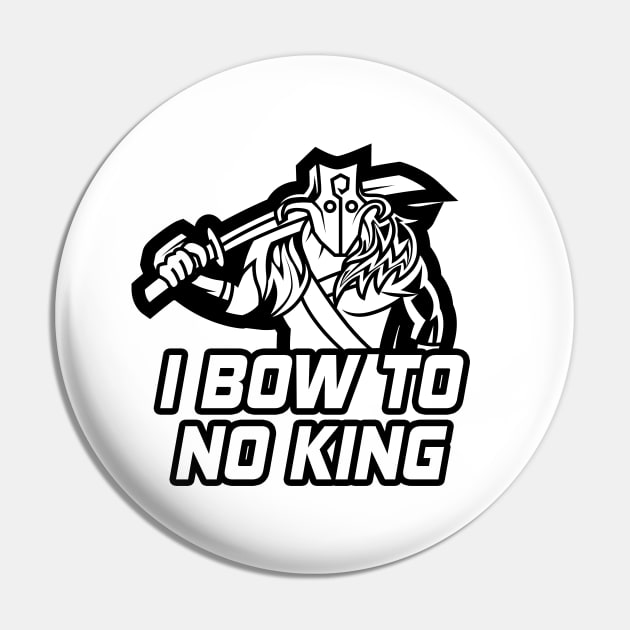 Juggernaut I Bow To No King Pin by rainoree