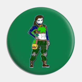 Soldier Girl Pin