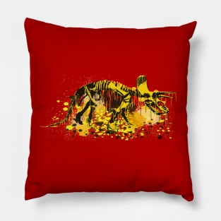 Drip Dry Triceratops Pillow