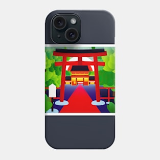 Japan Travel Anime Tourism Shrine Phone Case