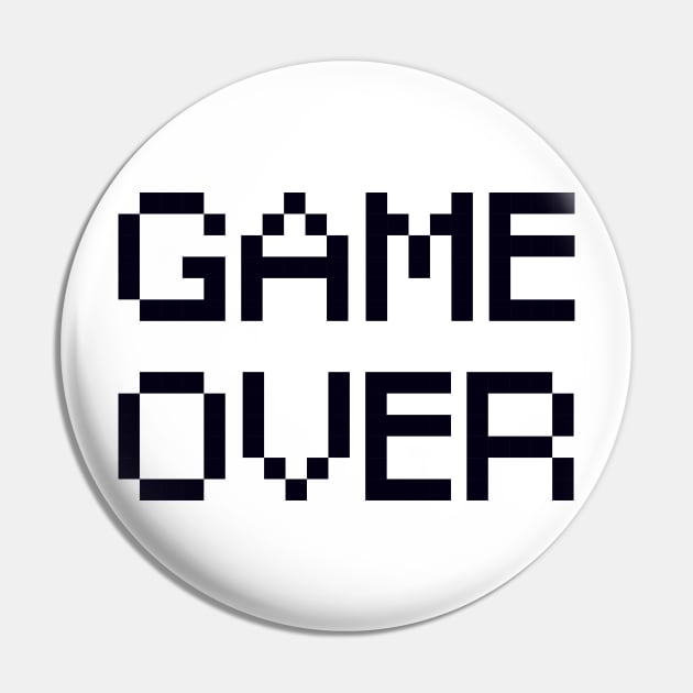 Game Over Pin by VEKTORKITA