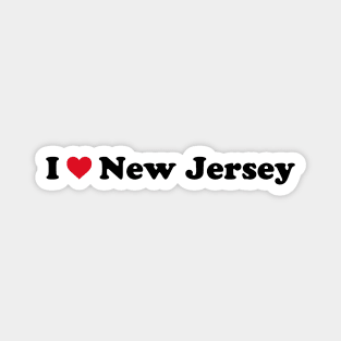 I Love New Jersey Magnet