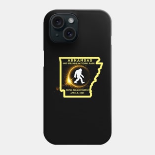 Big Foot Total Solar Eclipse Phone Case