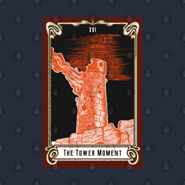 The Tower Moment Tarot Cards Reader Pun Major Arcana by Witchy Ways