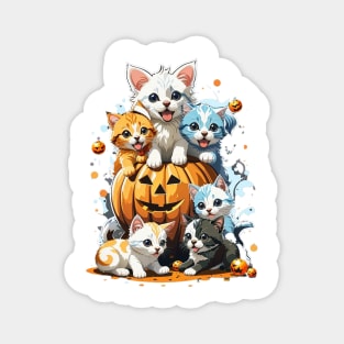 Kawaii Kittens And Dogs Playing Magnet