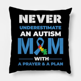 Autism Mom Prayer Autism Awareness Gift for Birthday, Mother's Day, Thanksgiving, Christmas Pillow