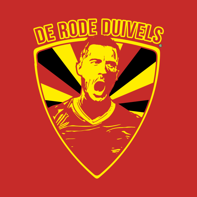 De Rode Duivels - Belgium - T-Shirt  TeePublic