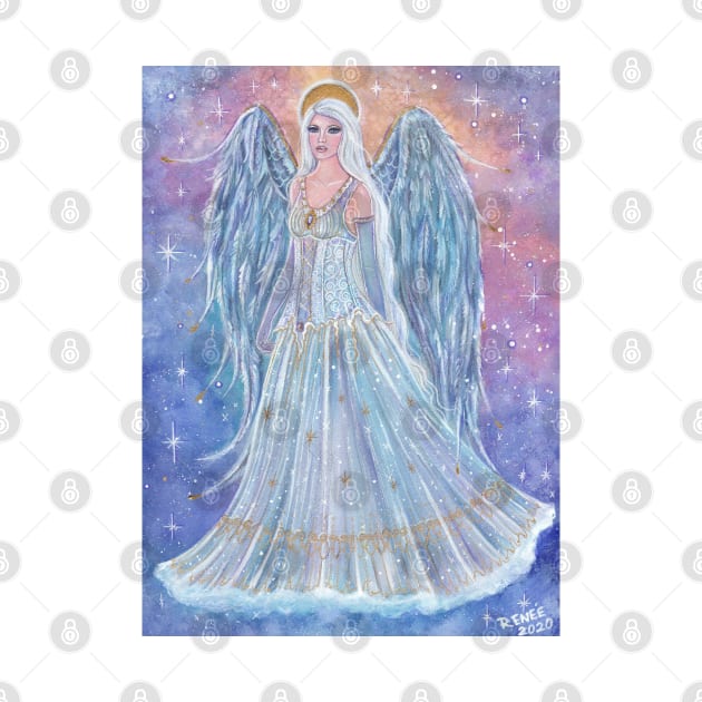 Twinkling angel art by Renee Lavoie by ReneeLLavoie