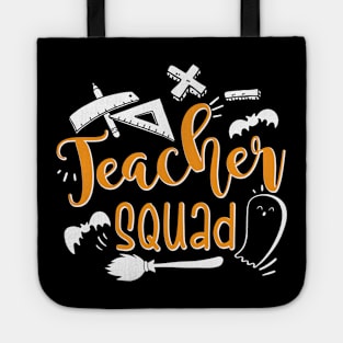 Women Teacher Squad Halloween Costume Gift Tote