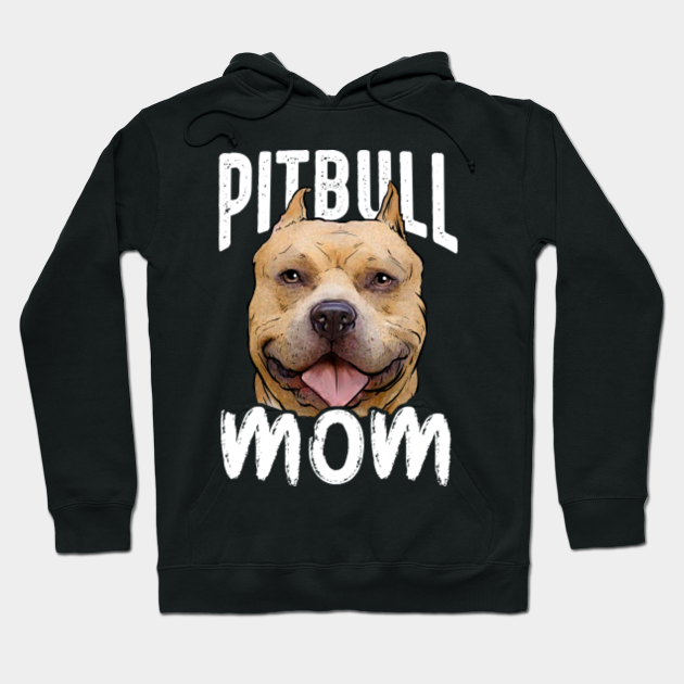 pitbull wearing hoodie