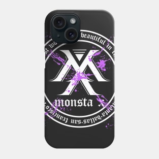 MONSTA X Beautiful World Tour US Stops Splatter Logo Phone Case