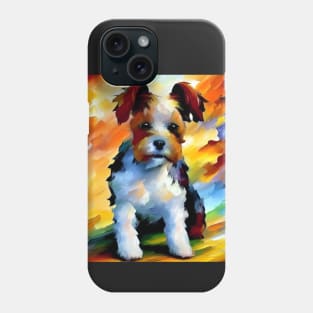 Long-Haired Terrier / Jack Russell Terrier Phone Case