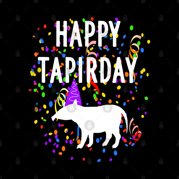 Tapirday zodiac sign April 27th Odd-toed ungulate motif by FindYourFavouriteDesign