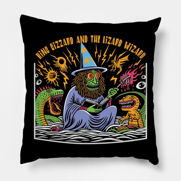 King Gizzard Pillow by Trendsdk