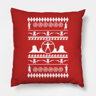 Ugly Christmas Sweater parody 2 Pillow