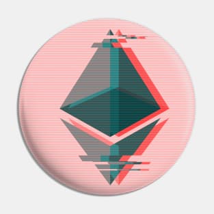 Ethereum (ETH) 3D Pin