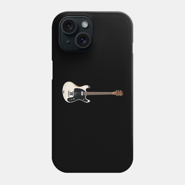 Johnny Ramone Mosrite Electric Guitar Phone Case by Daniel Cash Guitar