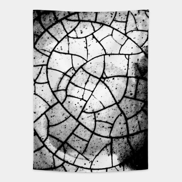 Crackled texture Tapestry by Gaspar Avila