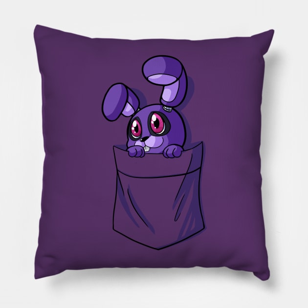 Bonnie in my Pocket -ORIGINAL- Pillow by TerraTerraCotta