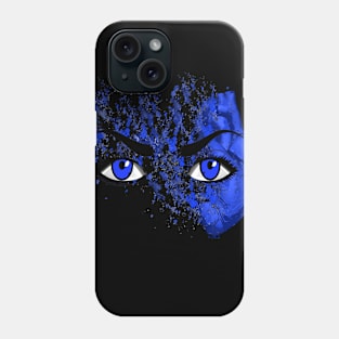 Shattered Heart - Blue Phone Case