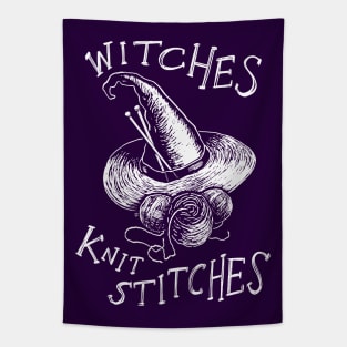 Witches Knit Stitches Tapestry