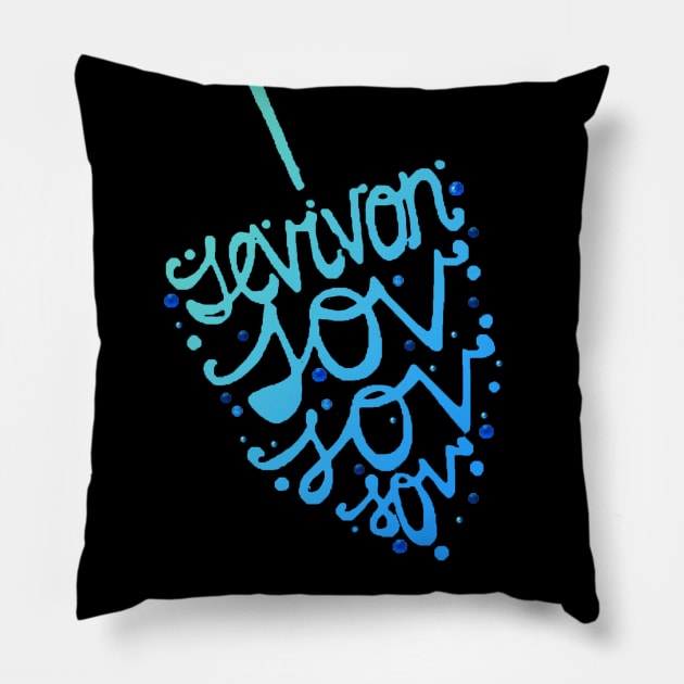 I Have a Little Dreidel Pillow by Del Doodle Design