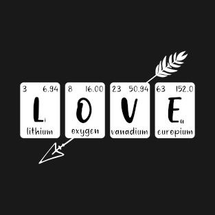 love Periodic table T-Shirt