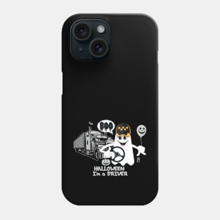 BOO Driver dressed as a GHOST - Funny Halloween Ghost Phone Case