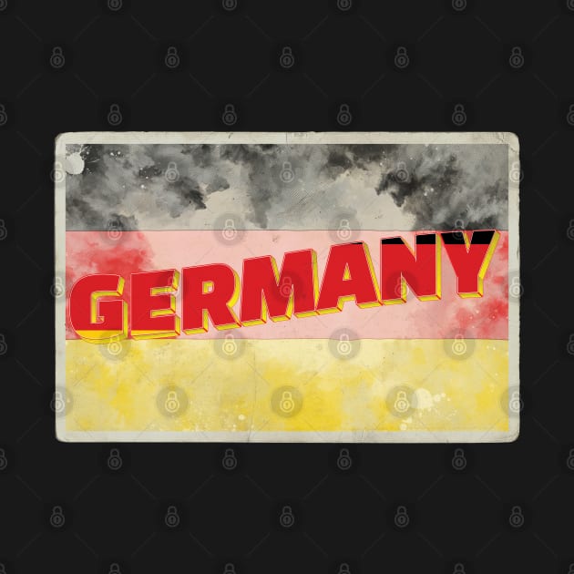 Germany Vintage style retro souvenir by DesignerPropo