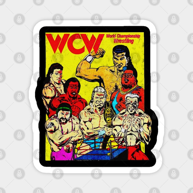 WCW Classic Magnet by Meat Beat