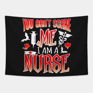 Halloween You Can't Scare Me I'm a Nurse Tapestry