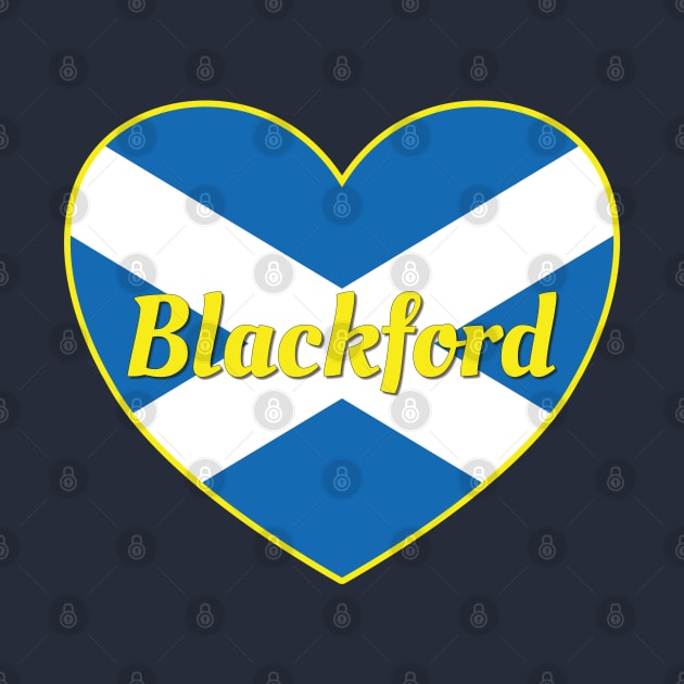 Blackford Scotland UK Scotland Flag Heart by DPattonPD