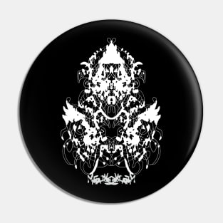 Rorschach psychedelic Pin