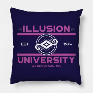 Illusion University Pillow