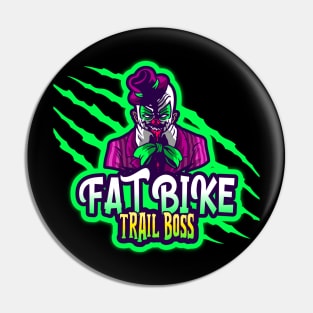 Fat Bike Trail Boss Mountain Biking Pin