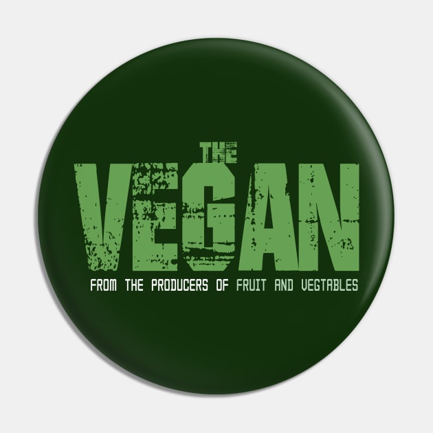 Vegan Pin by SpottydoggCreatives