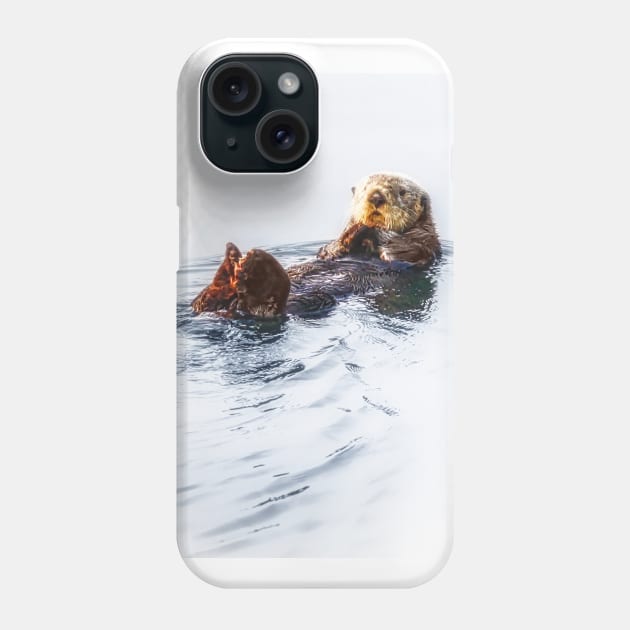 Sea Otter Phone Case by SandroAbate